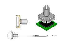 Soldering tip for QFP and PLCC, 15.4 x 15.4 mm for T245, C245352 #thumbnail-2