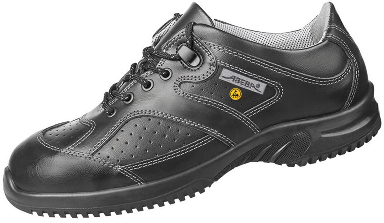 ESD Halbschuh, Glattleder, Stahlkappe, S1, 43 #zoom-1