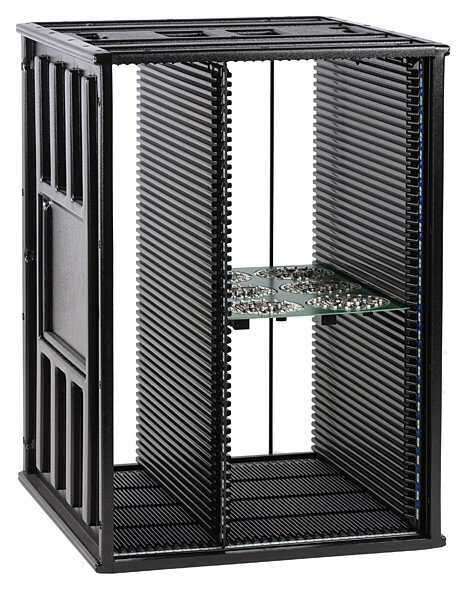 ESD printplatenmagazijn, PS, 370 x 370 x 560 mm #zoom-1