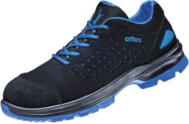 Chaussure basse ESD SL 405 XP blue 2.0, W14, S1P, Sportline, unisexe, noir/bleu royal, taille 49