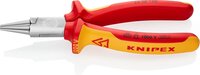 Rundzange, verchromt, isoliert 160 mm #thumbnail-1