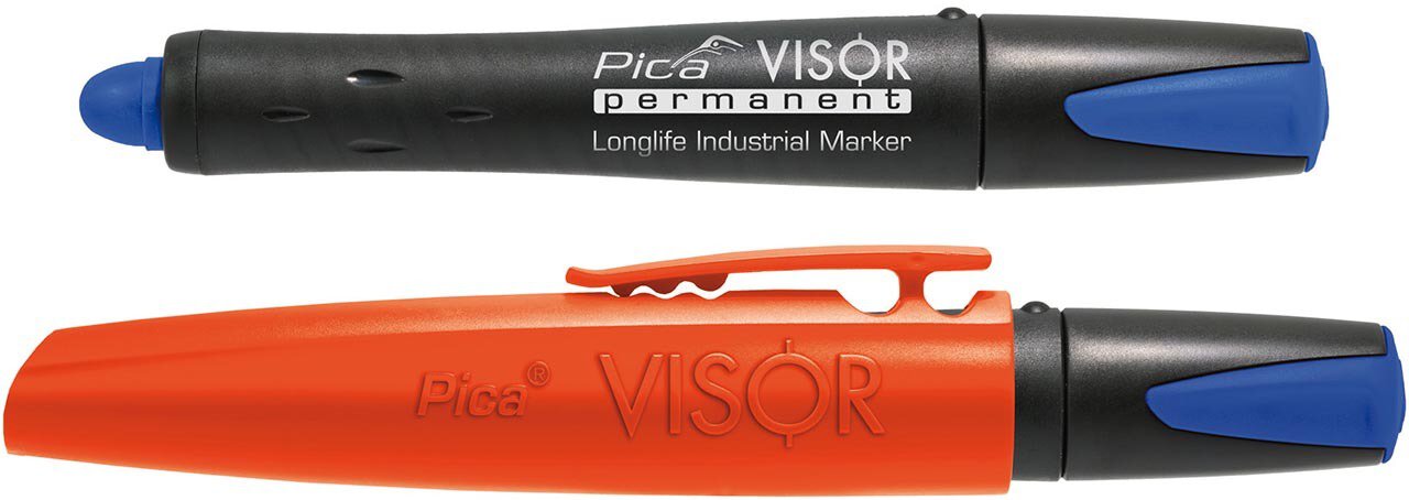 VISOR permanent Marker, blau, SB Verpackung #zoom-4