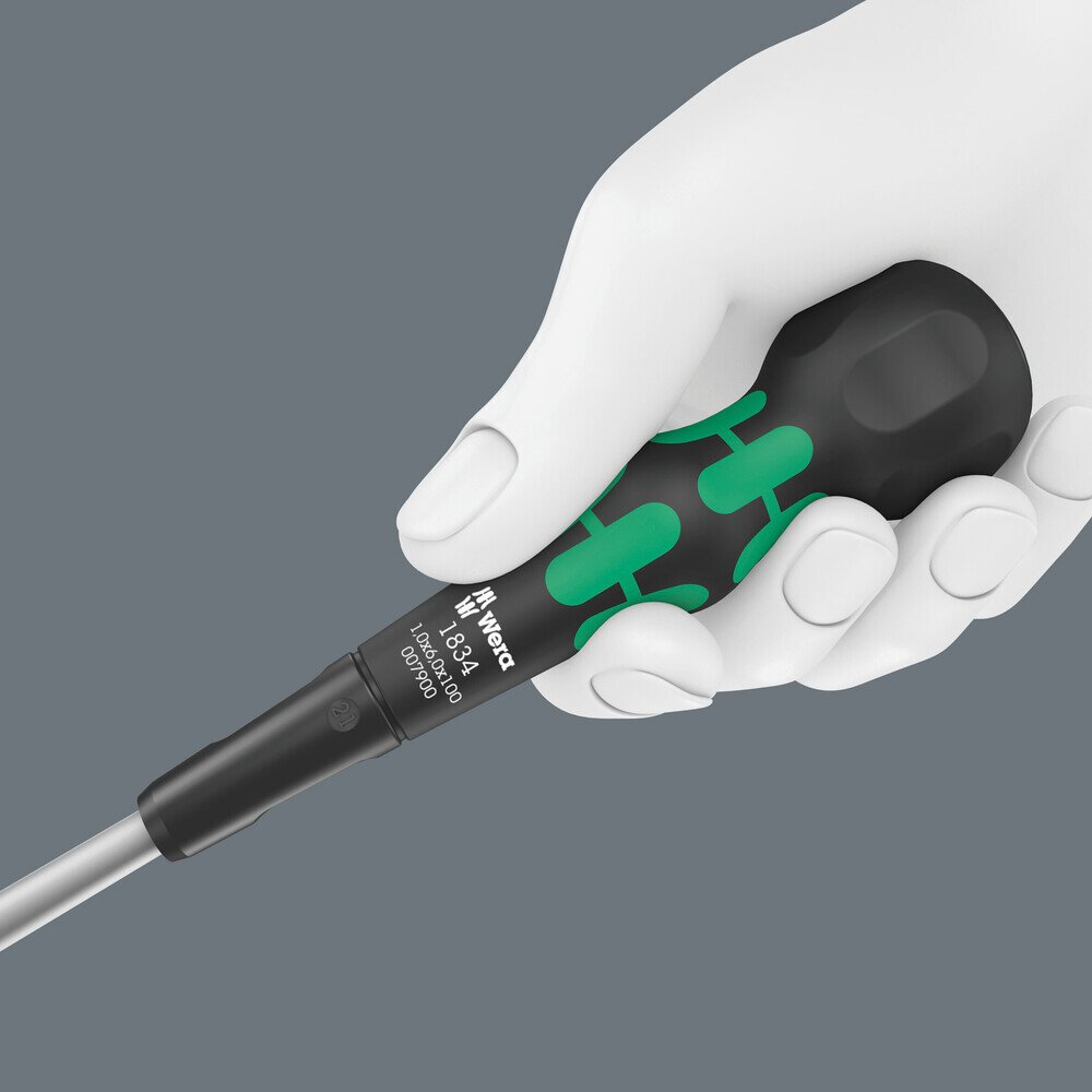 Kraftform Ball-Grip slotted screwdriver "workshop blade", 1 x 6 x 100 mm #zoom-7