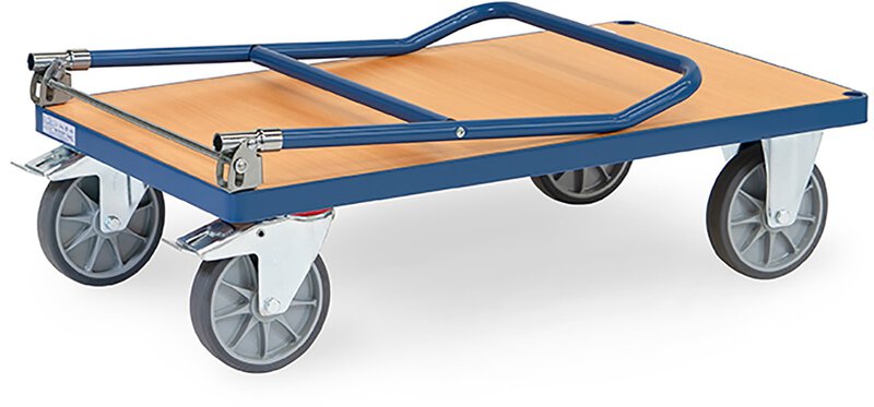 Klappwagen, Tragkraft 600kg, Schiebebügel klappbar, 1000x600mm #2