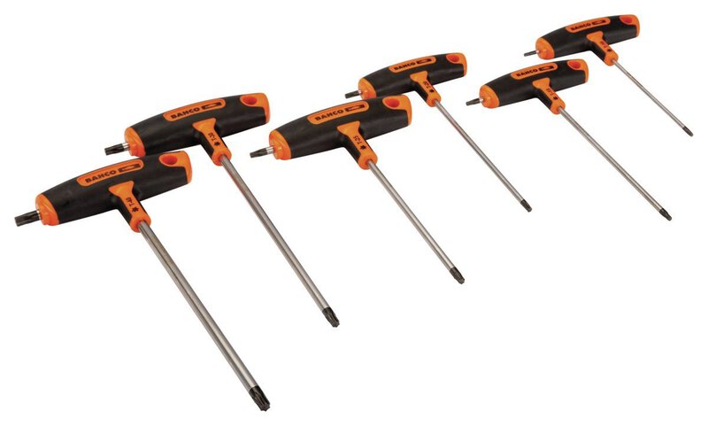 Set of screwdriver with T-handle for TORX® screws T10, T40, 6 pieces #1