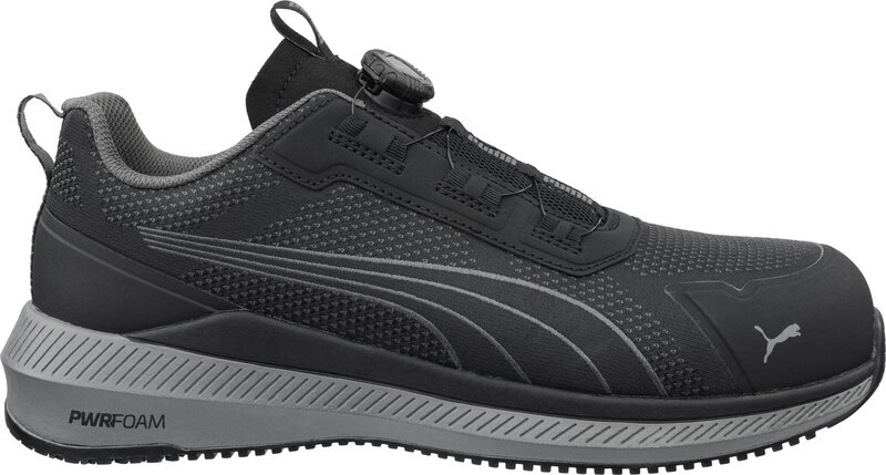 ESD Sicherheitsschuh S1PS, PUMA SAFETY, SLIDE BLACK DISC LOW, schwarz #1