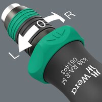 Ręczny uchwyt na bity z funkcją grzechotki, 1/4", 1/4" x 123,5 mm #thumbnail-4