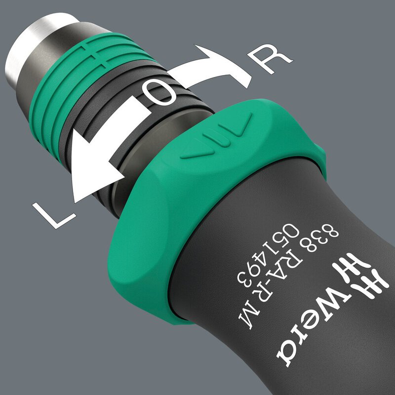 Ręczny uchwyt na bity z funkcją grzechotki, 1/4", 1/4" x 123,5 mm #4