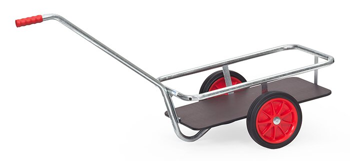 Handwagen - Vollgummiräder mit wasserfestem Sperrholzboden  #zoom-1