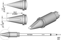Lötspitze R470, Meißel, 3 x 1,2 mm, R470034 #thumbnail-1