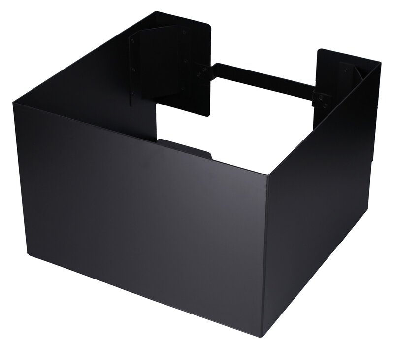 Support de bobines ESD pour stockage à plat de bobines CMS jusqu'à Ø 380mm, noir, 390 x 373 x 250 mm #3