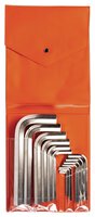 Metrischer Sechskant-Winkelschraubendreher-Satz, vernickelt, 2 bis 22 mm, 15-teilig #thumbnail-3