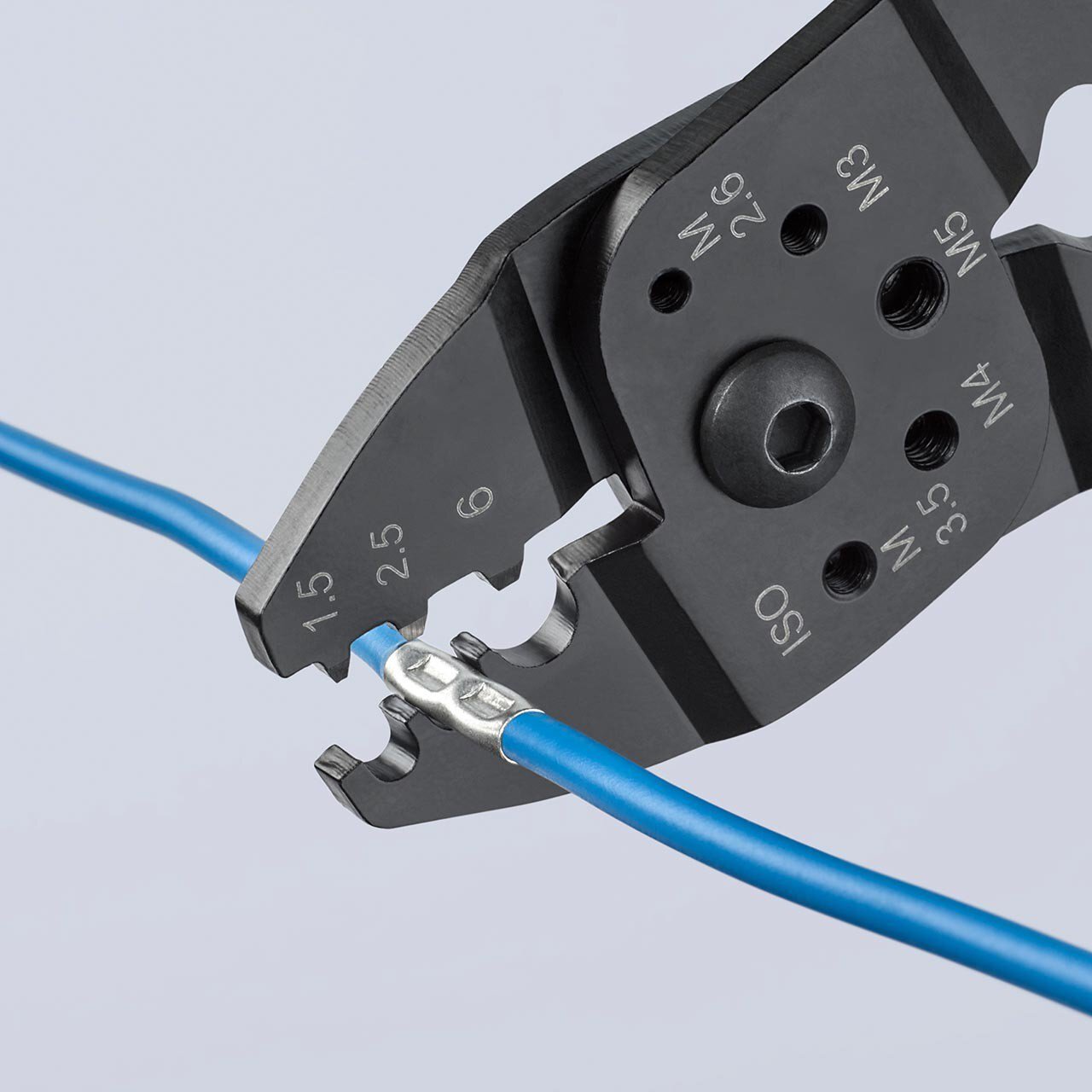 Crimping pliers, painted black, 230 mm #zoom-4