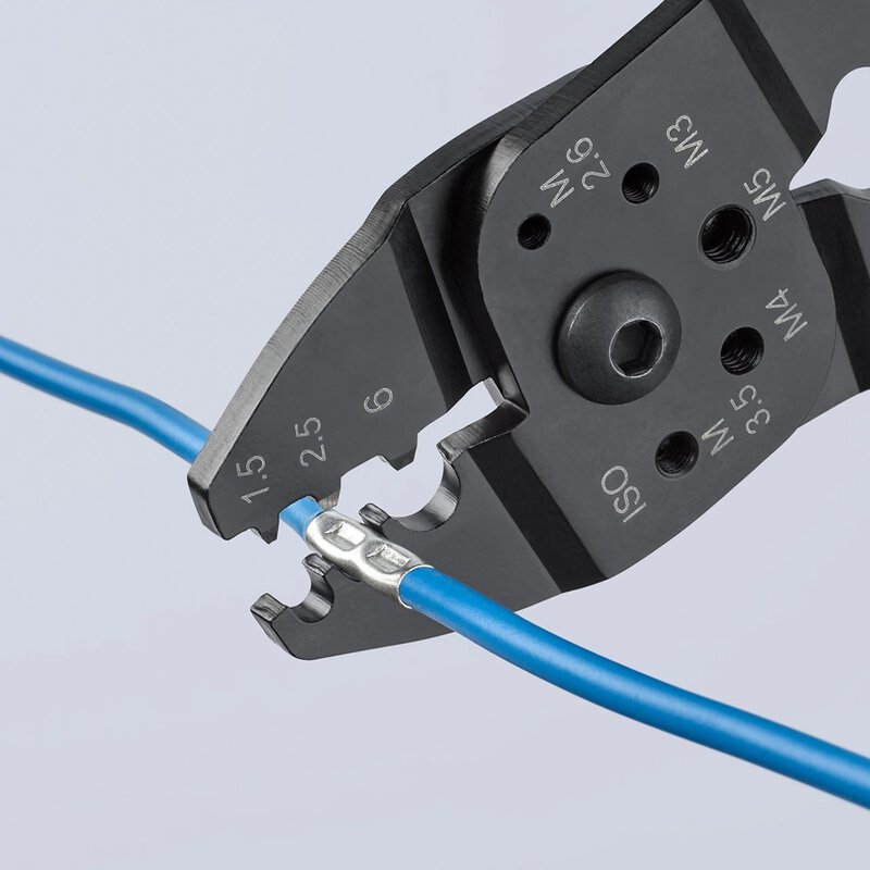 Crimping pliers, painted black, 230 mm #4