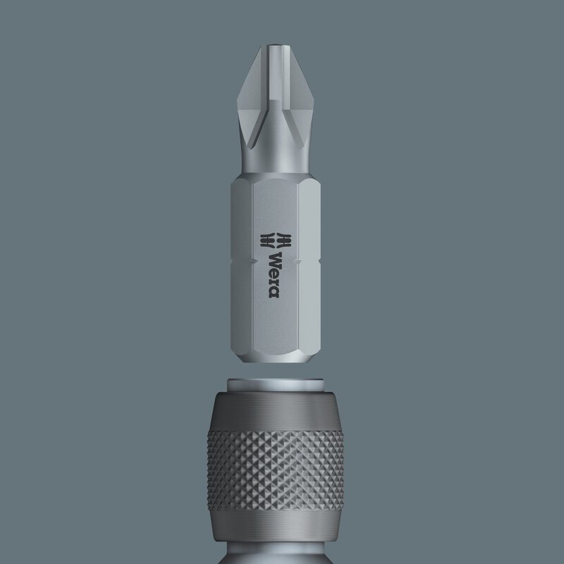 1/4" connecting part with Wera quick-change chuck, 1/4" x 30 mm #2