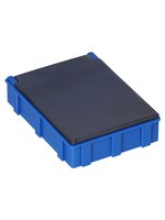 Boîte CMS ESD N4, 68 x 57 x 15 mm, bleu/transparent métallisé #thumbnail-4