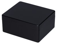 Boîte rectangulaire ESD avec couvercle, noir, 102 x 85 x 47 mm #thumbnail-1
