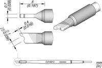Lotdepotspitze für T210-A / T210-NA, klingenförmig, C210012 #thumbnail-1