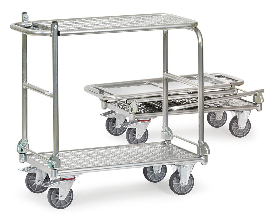 Chariot de table pliable ALU surface de chargement 720 x 450 mm  #zoom-1