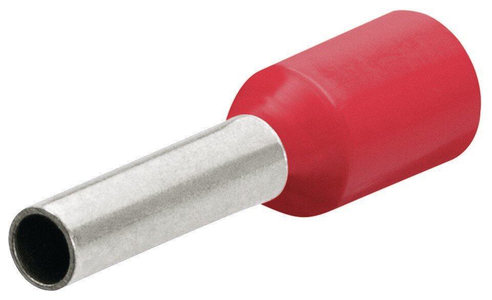 Aderendhülsen mit Kunststoffkragen, 10 mm, 1 mm², rot, 200 Stück #zoom-1