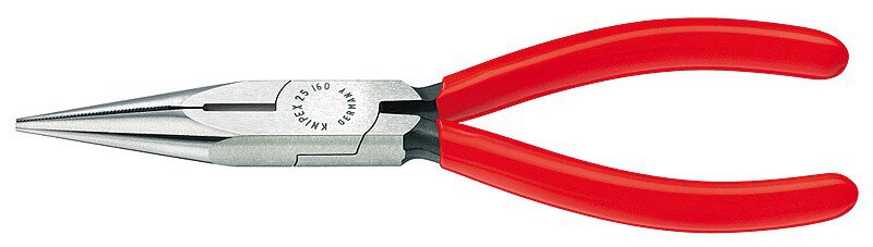 Needle nose pliers with cutting edge (radio pliers), black atramentized, 140 mm #zoom-1
