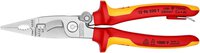 Electrical installation pliers, chrome-plated, insulated, fixing lug, 200 mm #thumbnail-2
