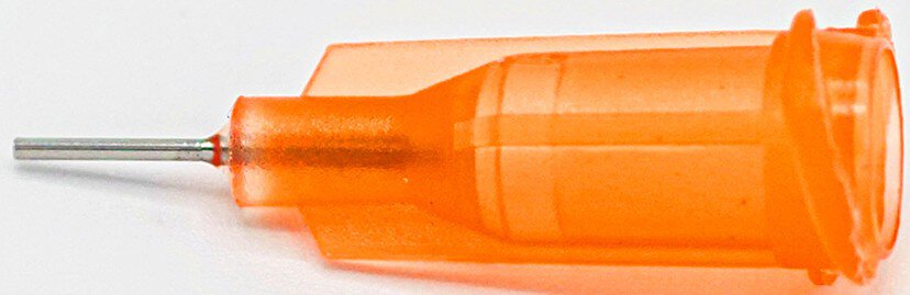 Dosiernadel 0,25", gerade, Gauge 23, orange, spitzenform gerade #zoom-1