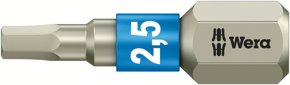 Innensechkant-Bit, Edelstahl, 2,5 x 25 mm #zoom-1