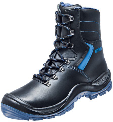 Bottes Anatomic Bau 845 XP, S3, cuir lisse, unisexe, noir/bleu royal, taille 41 #zoom-1