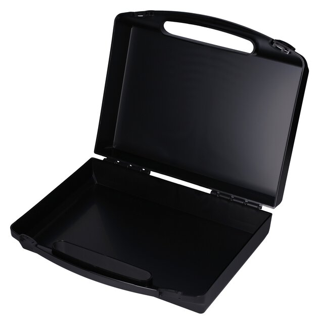 ESD case, K2007 ESD, empty, black, 365 x 245 x 105 mm