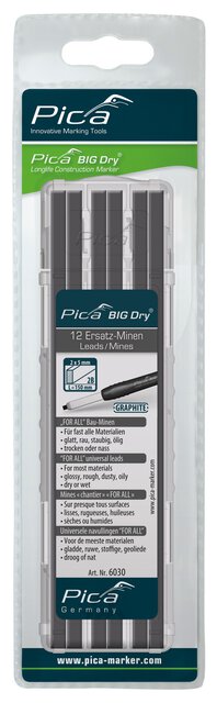 Pica BIG DRY Set de mines FOR ALL graphite, emballage SB
