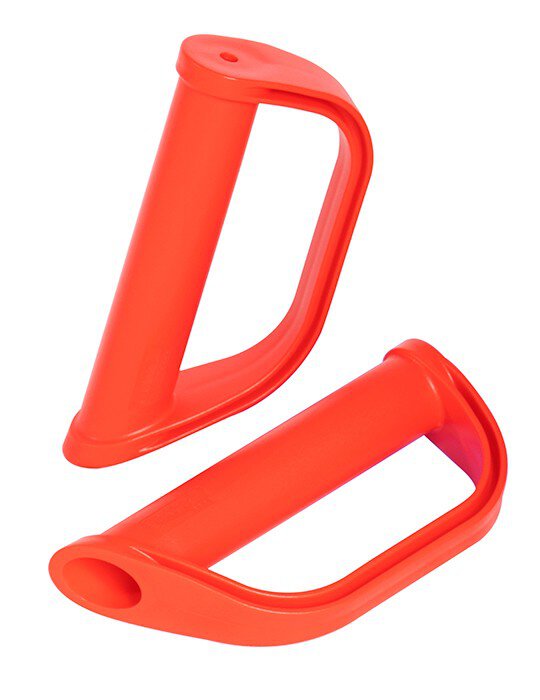 Handgriff mit Sicherheitsbügel für Rohr-Ø 27 mm, rot  #zoom-1