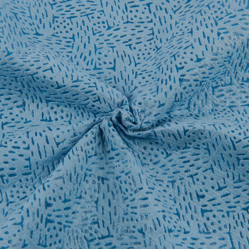 Chiffons de nettoyage à l'huile hautement absorbants, 25x34 cm, classe de propreté ISO7, bleu, 66 pièces #1
