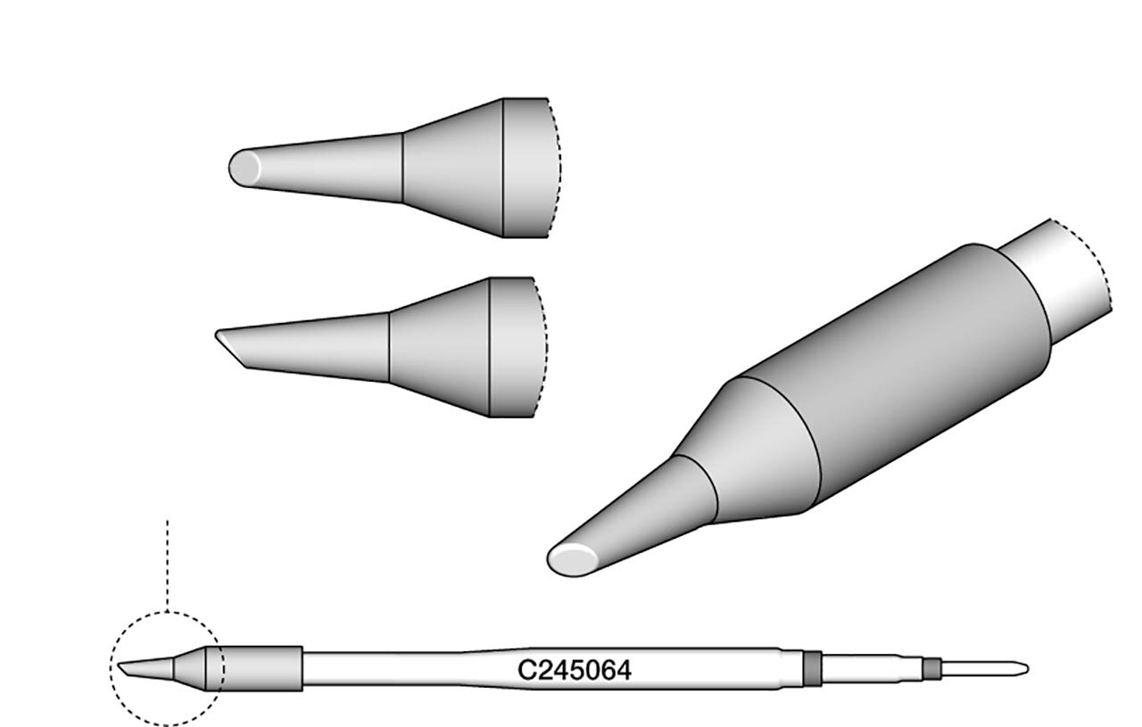 Lötspitze abgeschrägt, D: 1,3 mm, C245064 #zoom-2