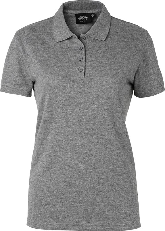 Polo Coronita, femme, Medium gris chiné, M #1
