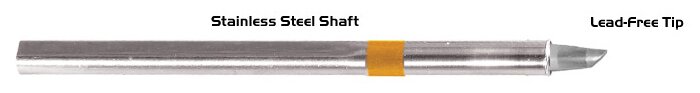 Soldering tip bevelled 45° 3.00mm (0.12") #zoom-1