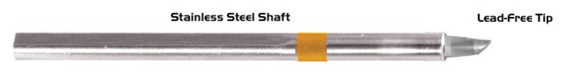 Soldering tip bevelled 45° 3.00mm (0.12")