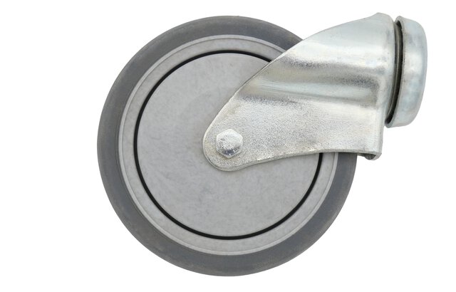 Apara wiel 100/25 mm, elektrisch geleidend, ca. 85 Shore A, grijs.