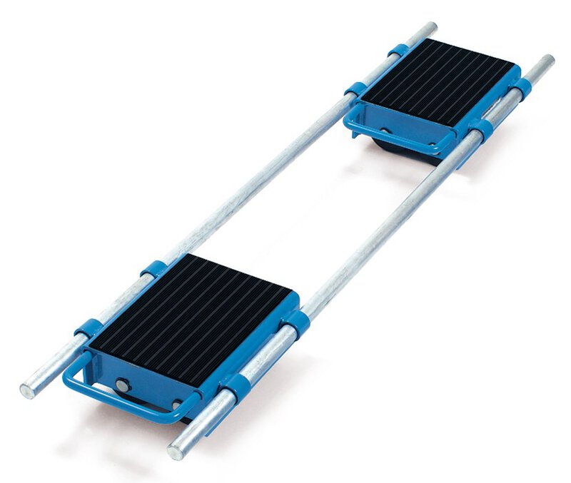Trolley, adjustable 6951 Support plate 250 x 200 mm, 6 to.  #1
