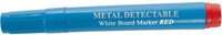 Hygostar detectable washable marker, blue housing, red writing, wedge tip #thumbnail-1