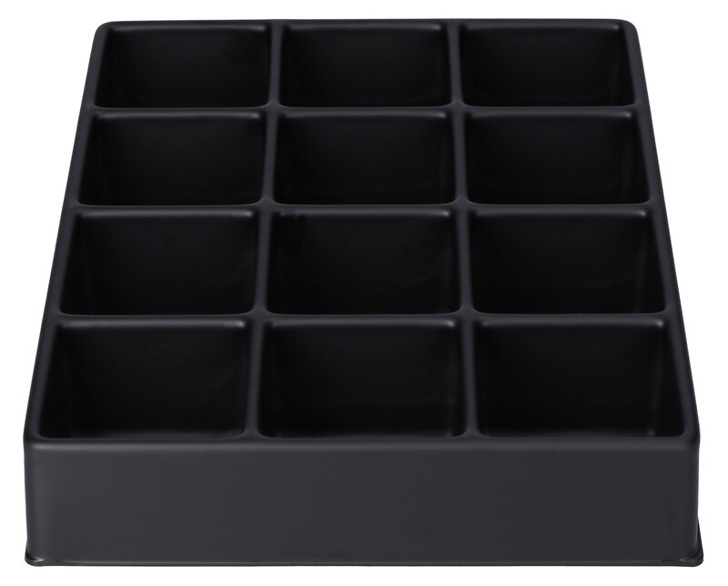 ESD-inzetstuk voor K 2000 ESD-koffer, 12 vakken, 75 x 71 mm elk #3