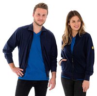 ESD-Sweatjacke mit Zip, 260g/m², marineblau, XS #thumbnail-4
