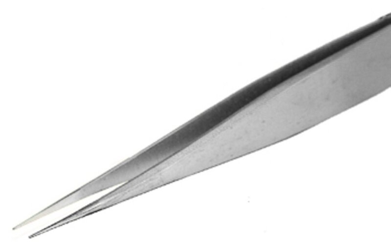 Tweezers, with strong and thin tips, 120 mm