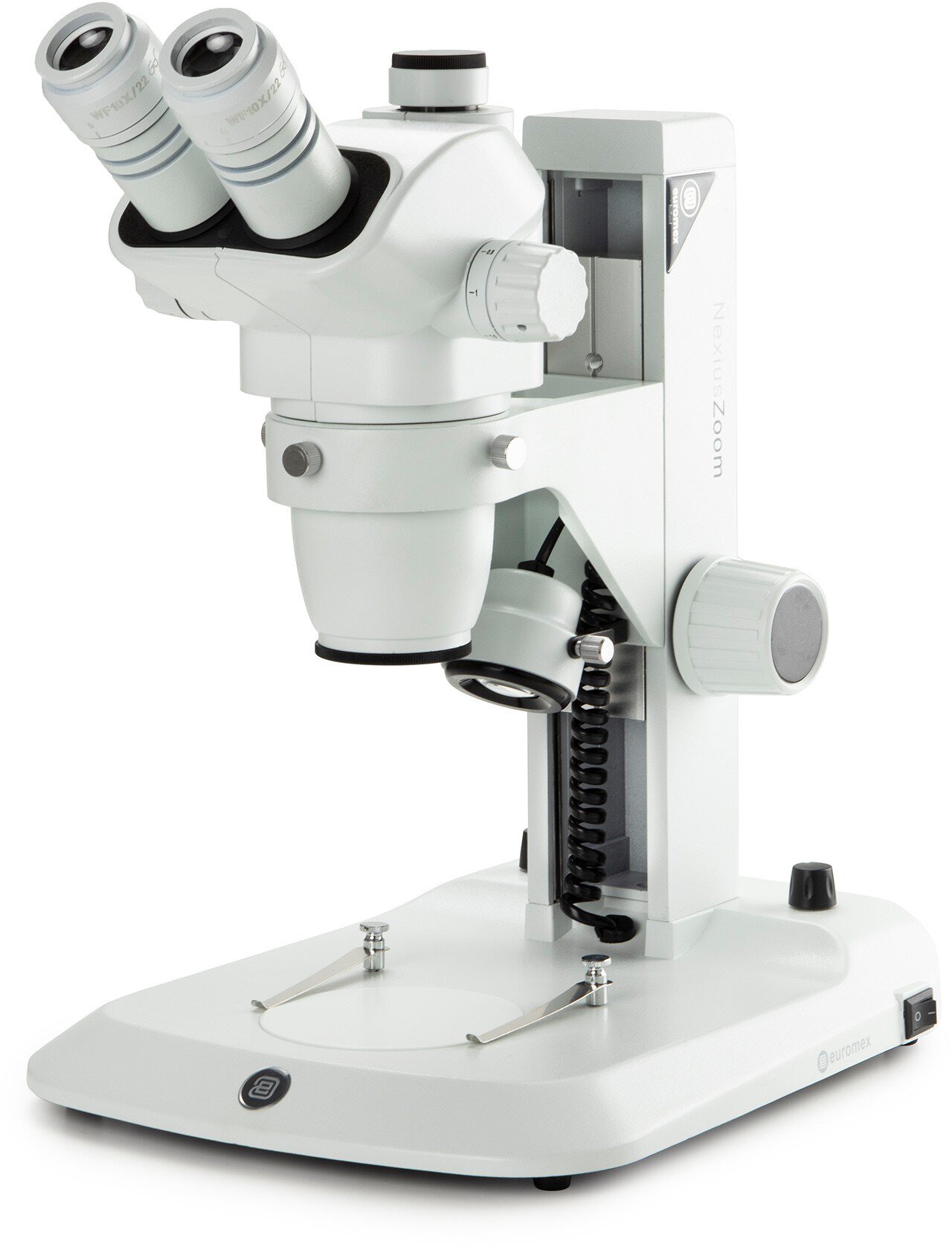 Stéréomicroscope ESD NexiusZoom 1903-S, trinoculaire, 0.67-4.5 (WF 10X/22MM), blanc #zoom-1