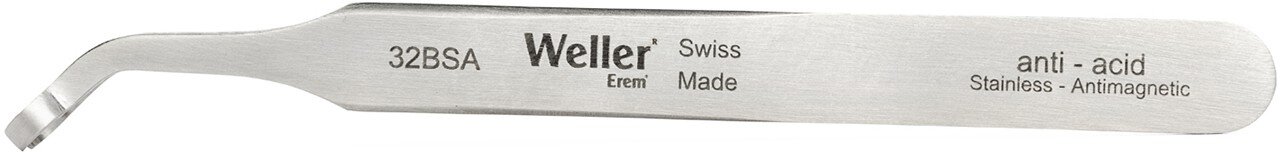 Brucelles CMS coudée à 45° avec pointes arrondies Ø 5 mm. #zoom-3