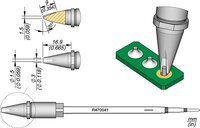 Soldering tip R470, pin connector, Ø 1.5 mm, R470041 #thumbnail-1