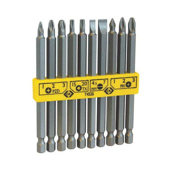 Schraubendreher Bit Satz, SL/PH/PZ/TX, 100 mm, 10-teilig #zoom-1