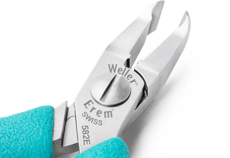 Weller Erem 582E Tip Cutter - Angled Narrow Head ESD Safe 115 Mm, Full Flush, 1.3 Mm, 65 ° #3