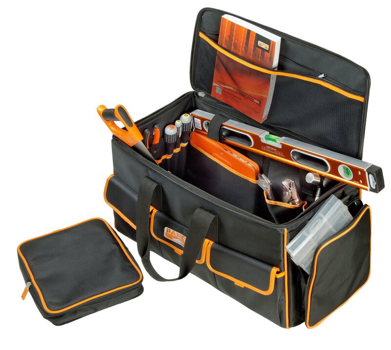 Stoff-Werkzeugtaschen mit Teleskopgriff und Rädern, 73 l #4