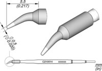 Soldeerstift voor T210-A / T210-NA, puntig, schuin, C210014 #thumbnail-1